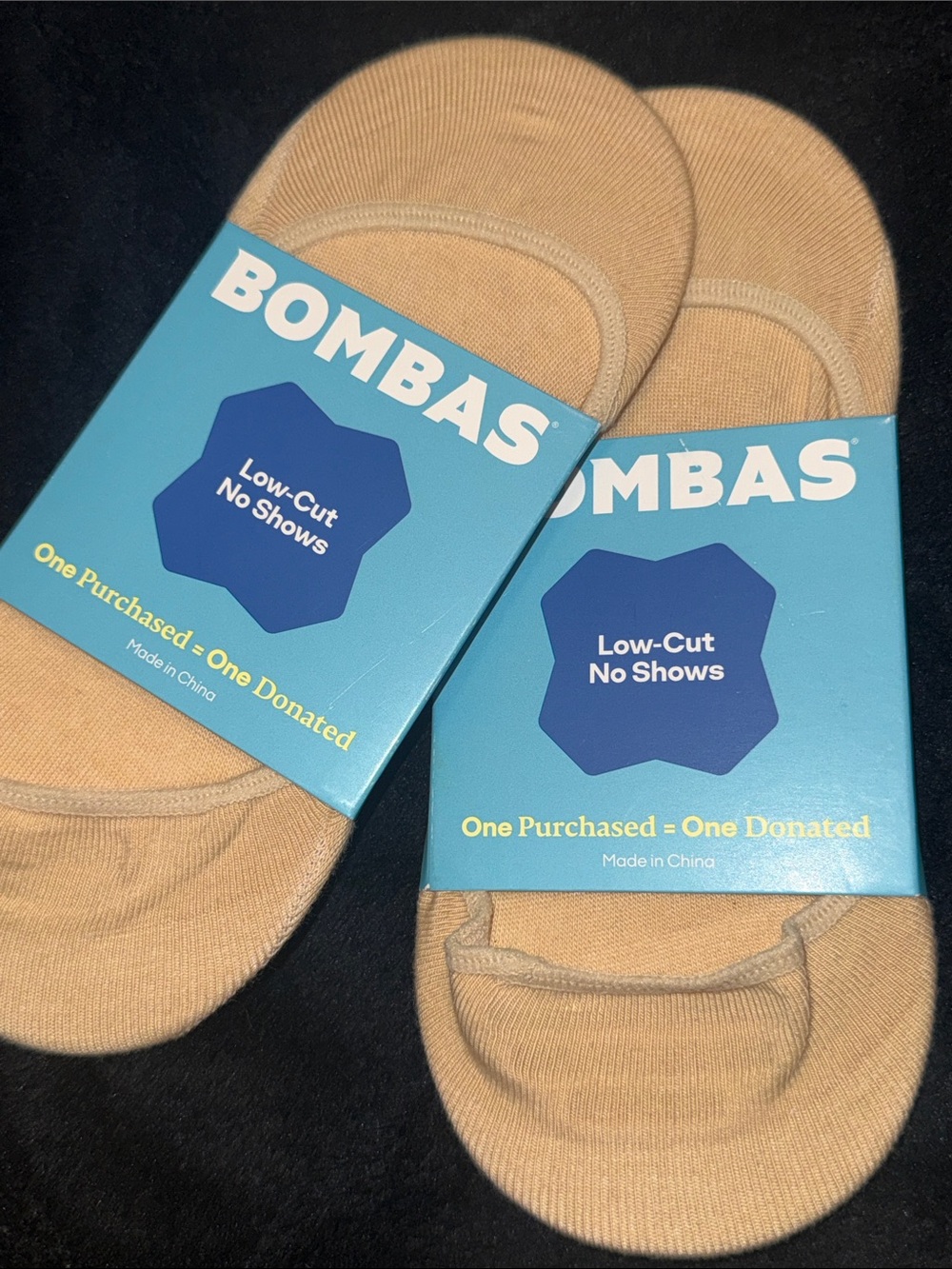 Bombas No-Show Low-Cut Socks in Tan - Picture 6 of 8